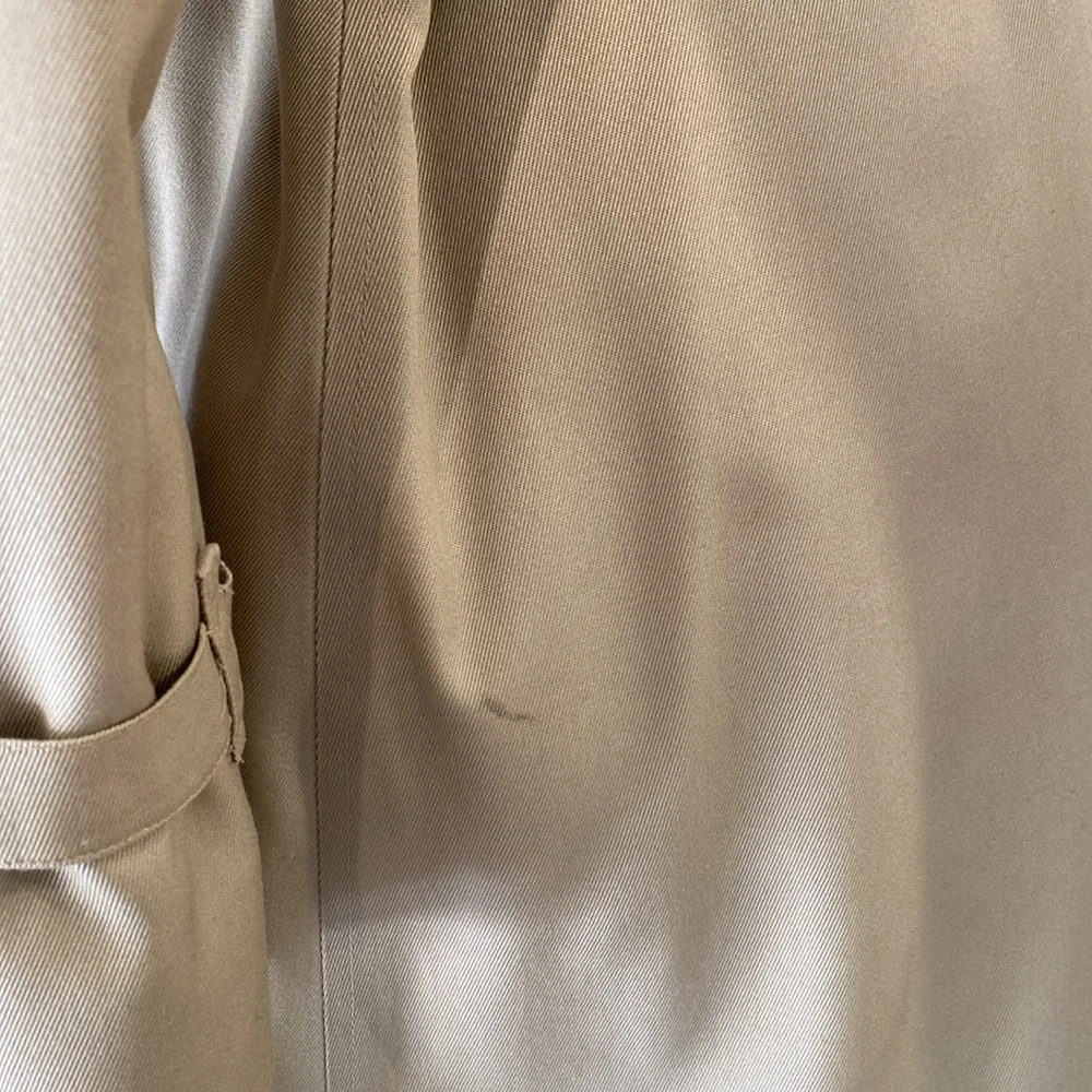 Vintage Burberrys London Trench Coat Size 10 Regular Nova Check Liner Beige - Picture 14 of 17